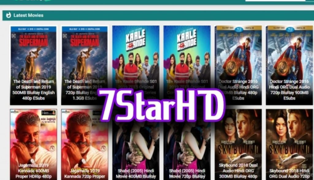 7StarHD Download All Latest Hollywood & Bollywood Movies