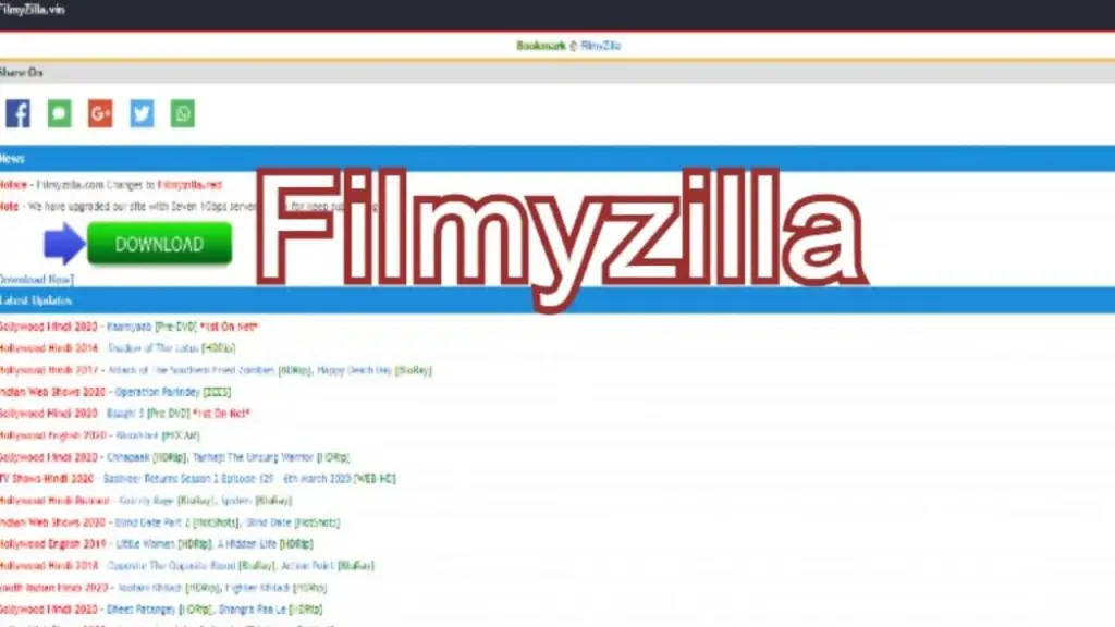 Filmyzilla Latest HD Hollywood, Bollywood, Tamil, Telugu, Hindi dubbed Movies & TV Shows